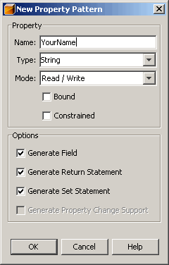 Adding a new property