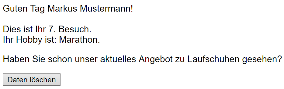 Erneutes Laden