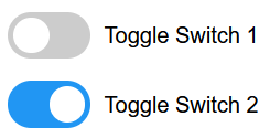 Toggle Switch 1 on