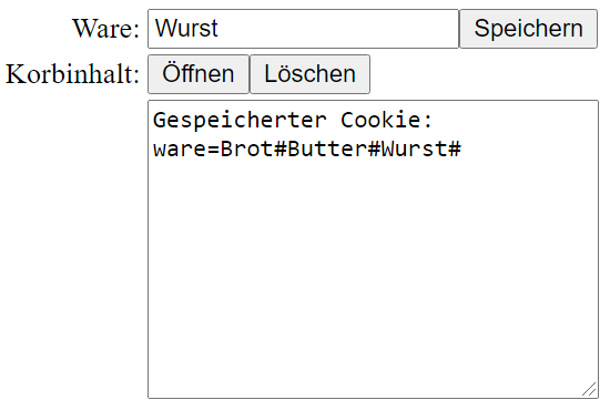Artikel speichern